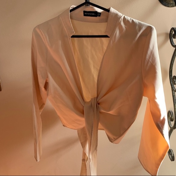 PrettyLittleThing Tops - NWOT Pretty Little Thing Tie Top